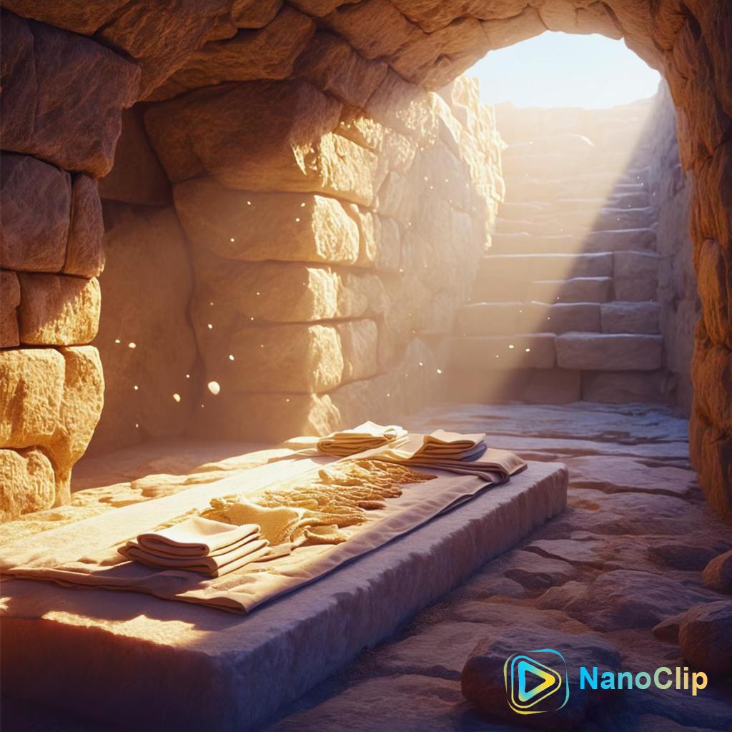 Scène de Pâques - Tombeau vide